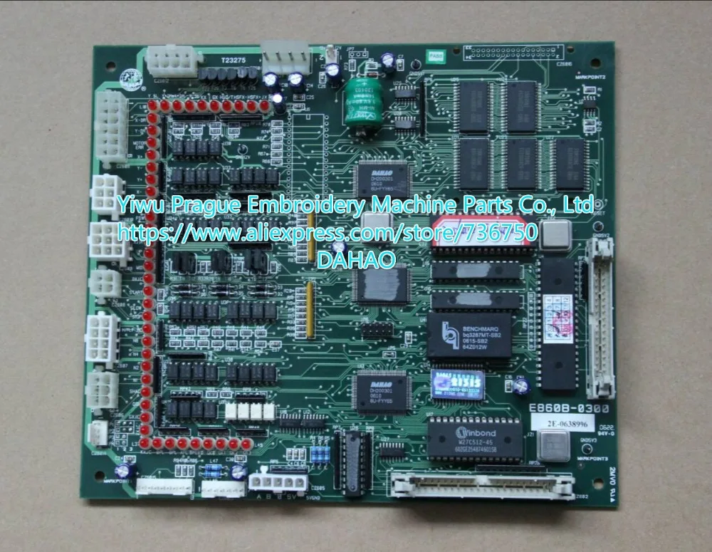 

Genuine Dahao CPU main board card P/N E860 E860B for Chinese embroidery machines Feiya ZGM Haina Prodigi etc, Prague spare parts