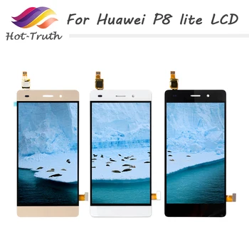 

Hot-Truth 1PCS Mobile Phone LCD Screen Replacement For Huawei P8 Lite LCD display Touch Screen Digitizer Assembly Free Shipping