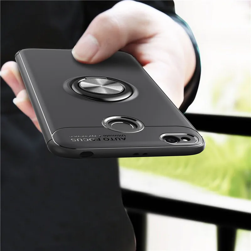 Redmi 4X Case For Xiaomi Redmi 4A 4X Cases Thin Finger Ring Holder Case Xiaomi Redmi 4X Cover Phone Invisible Bracket Stand Shell0
