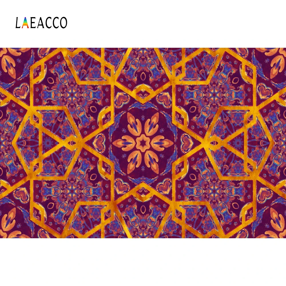 

Laeacco Ramadan Festival Moon Clouds Night Scene Portrait Photographic Background Seamless Photography Backdrop For Photo Studio