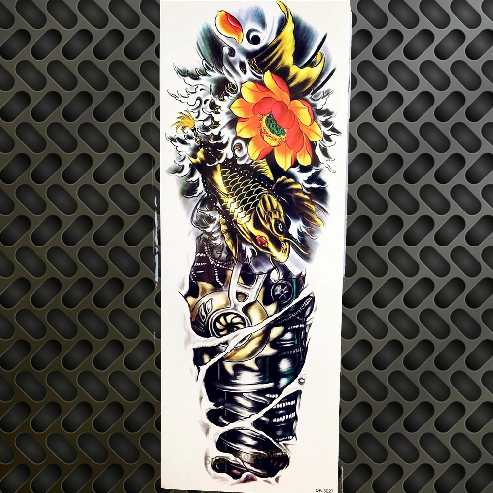 25 نمط كبير زهرة الذراع المؤقتة الوشم ملصق النساء الرجال نقل المياه الوشم هيئة الفن وهمية فلاش كم الكتف الأسماك تصميم 25 نمط كبير زهرة الذراع المؤقتة الوشم ملصق النساء الرجال نقل المياه الوشم هيئة الفن وهمية فلاش كم الكتف الأسماك تصميم