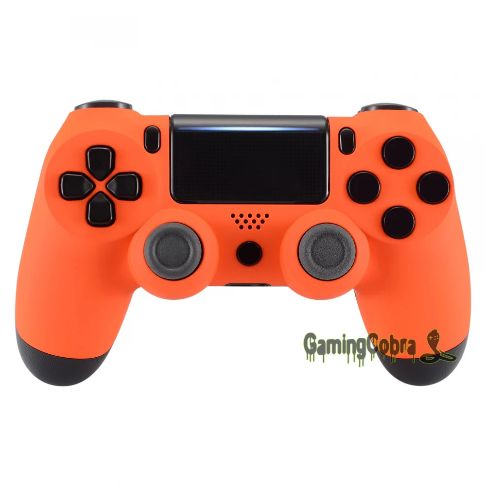 

Orange Soft Touch Faceplate Top Housing Shell Cover Replacement for PS4 Pro PS4 Slim JDM-040 JDM-050 JDM-055 #SP4FX02