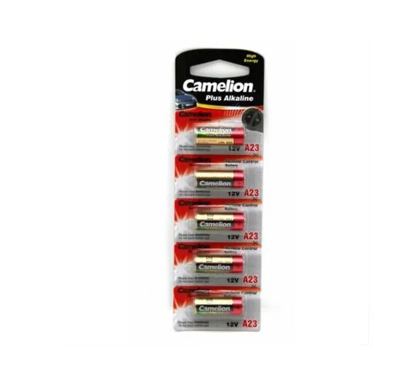 

Wholesale 5pcs/lot New 12V Camelion A23 23A Ultra Alkaline battery/alarm batteries Free Shipping