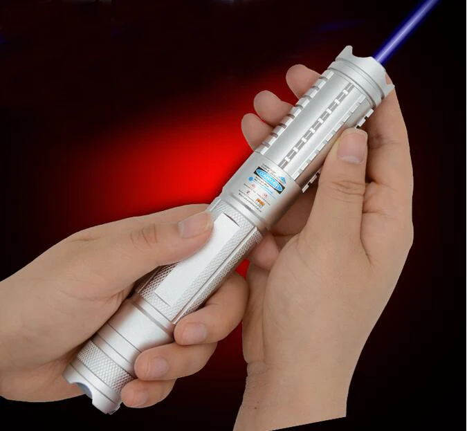 

HOT! High quality focusable high power blue laser pointers 450nm burning match/paper/dry wood/candle/black free shipping