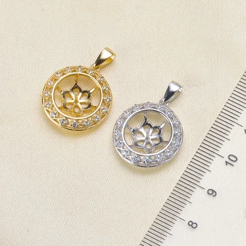 

Beautiful New Exquisite Pearl Pendant Mountings, Pendant Findings, Pendant Settings Jewelry Parts Fittings Women Accessories