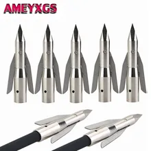 3/6/12Pcs 288Gr Archery Bow Fishing Arrowheads Point Bowfishing 2 Blades Broadheads Tips Outdoor Hunting Shooting Accessories 3/6/12Pcs 288Gr Archery Bow Fishing Arrowheads Point Bowfishing 2 Blades Broadheads Tips Outdoor Hunting Shooting Accessories
