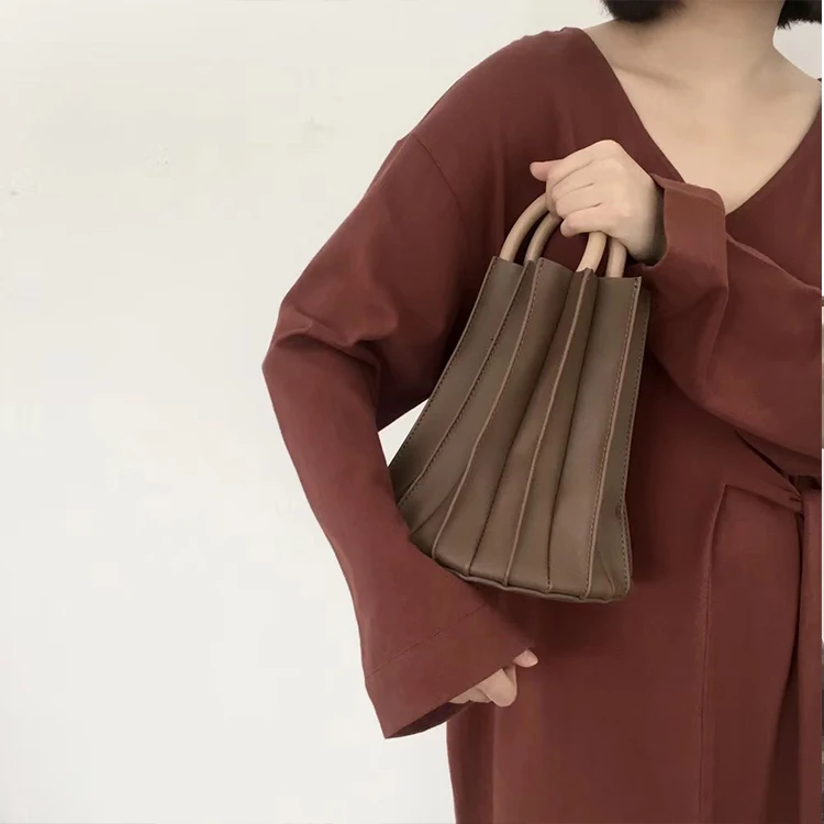 Повседневные Лоскутные женские сумки через плечо, винтажные трехмерные плиссированные сумки, женские модные цветные сумки через плечо