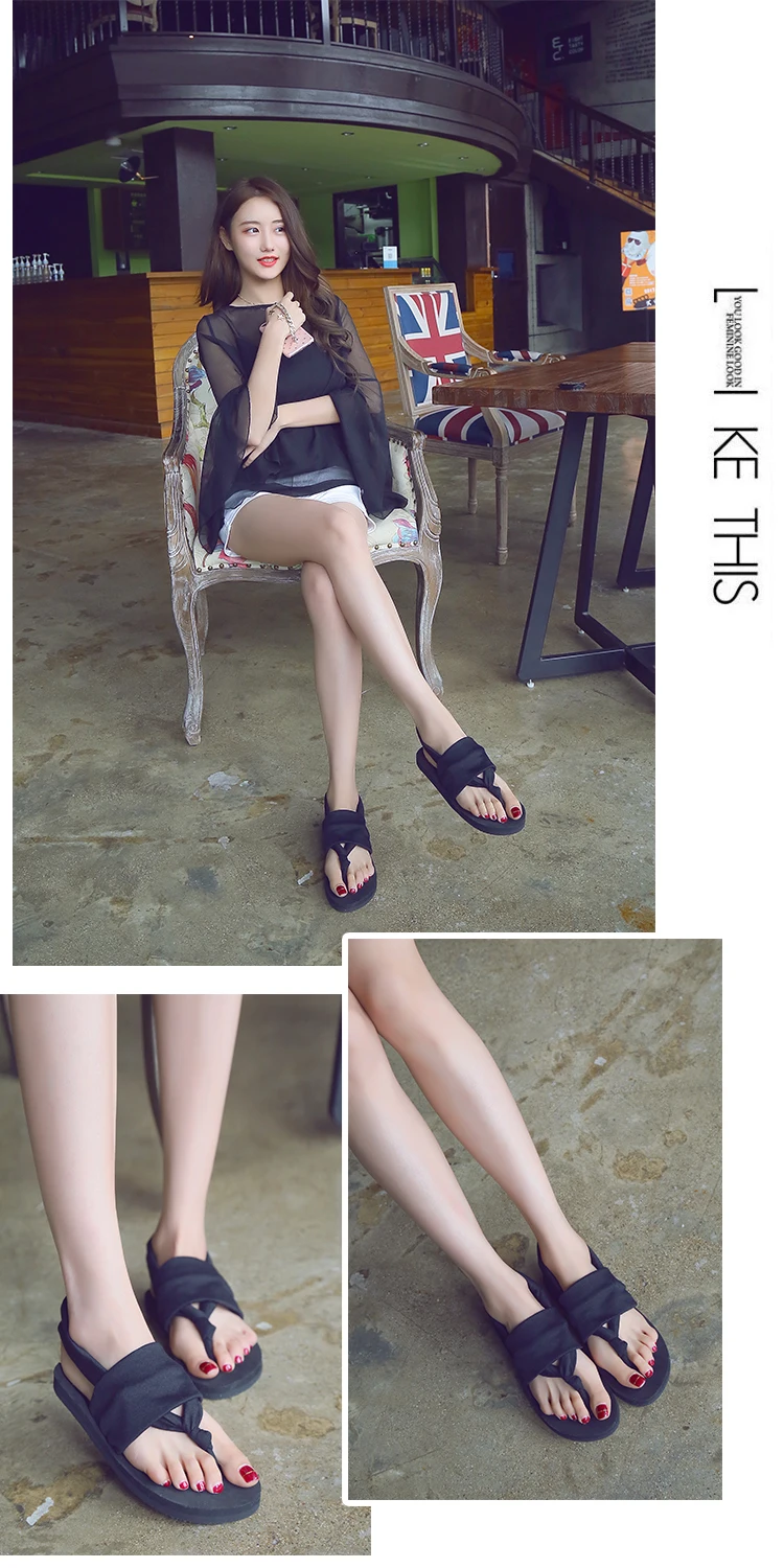 Г. Женские сандалии в богемном стиле сандалии на плоской подошве Mujer, летние модные сандалии пляжная обувь универсальная женская обувь, размер 35-39