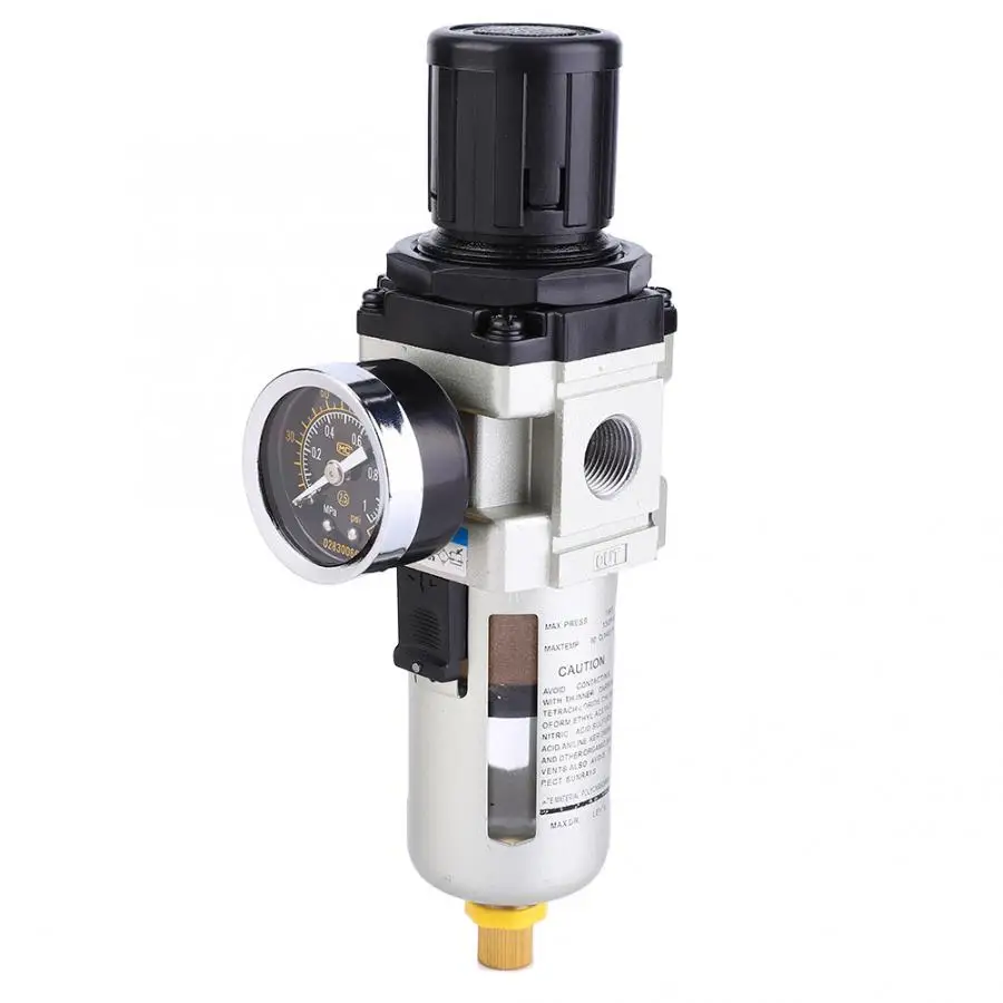 

AW3000-03 G3/8" Air Filter Source Compressor Adjustable Pressure Regulator Reduce Valve Press Control Valve