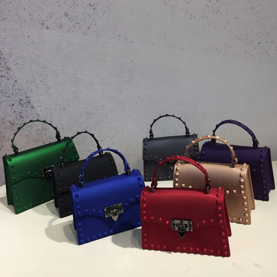

2018 Brand Women Messenger Bags Luxury Handbags Women Bags Designer Jelly Bag Fashion Shoulder Bag Women PVC Leather Handbags