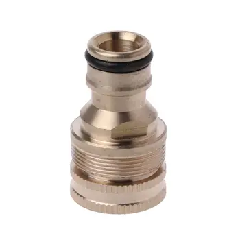 

Brass Garden Hose Tap Connector Quick Hose Adapter for Female Threaded Faucet Nozzle