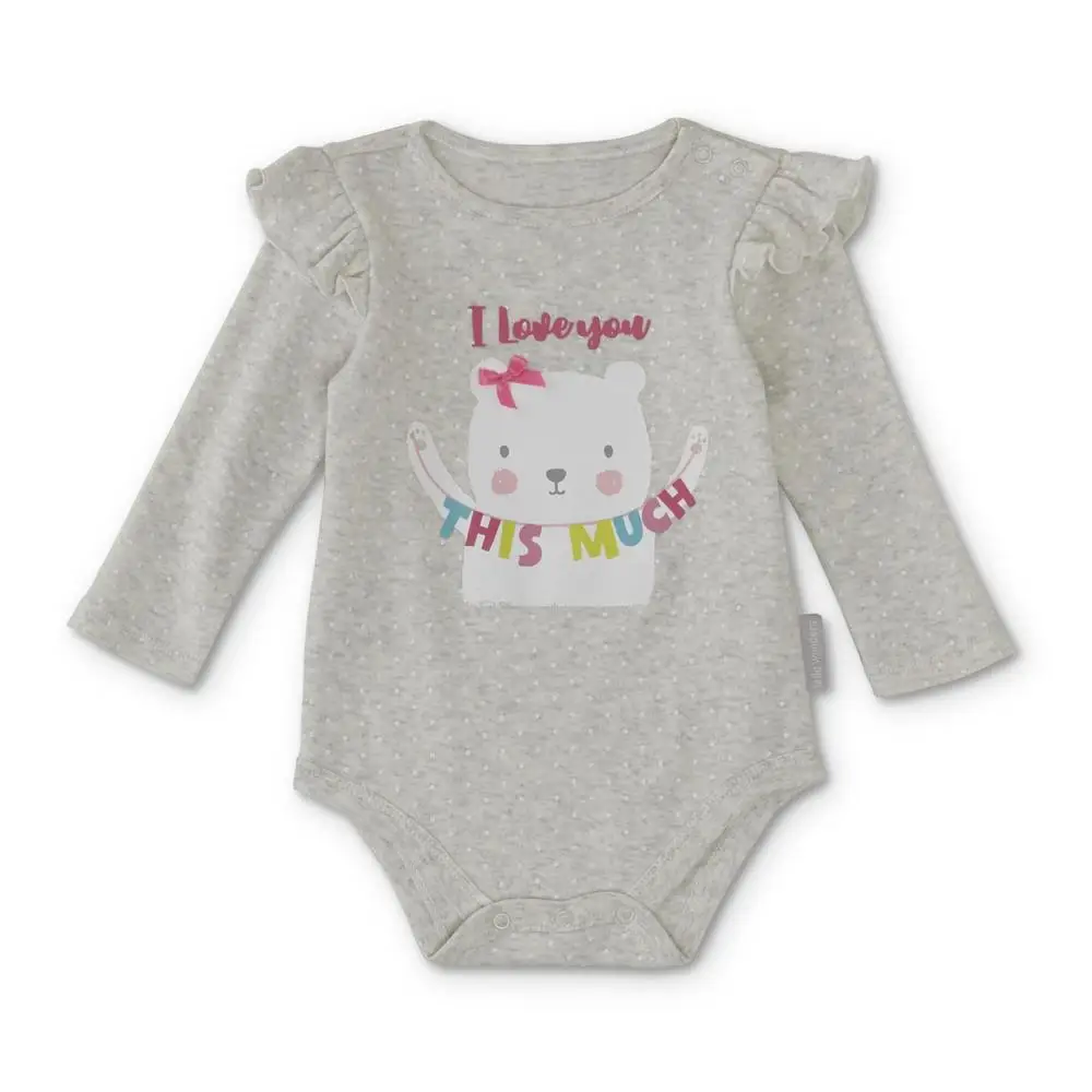 

0-24 Months Baby Long Sleeve Bodysuit Newborn Toddler Babies Clothes 100%cotton Lovely Cartoon Print Infant Bodysuits
