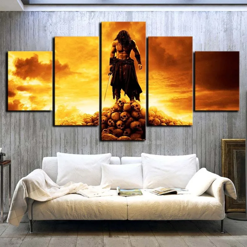 

Modern Wall Art Canvas Print Poster 5 Pieces/Pcs Movie Character Painting Home Decorative Modular Pictures Boy Bedroom Framework
