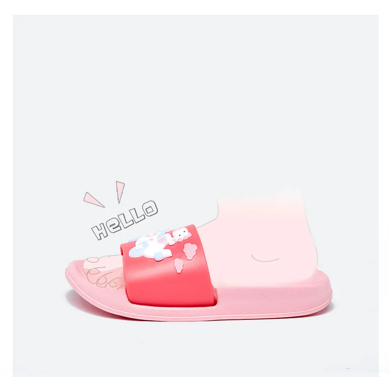 New Kids Pvc Slippers Home Sandal Shoes Candy Boat Child Slippers Indoor Shoe Boys Girls Antiskid Bathroom Slippers