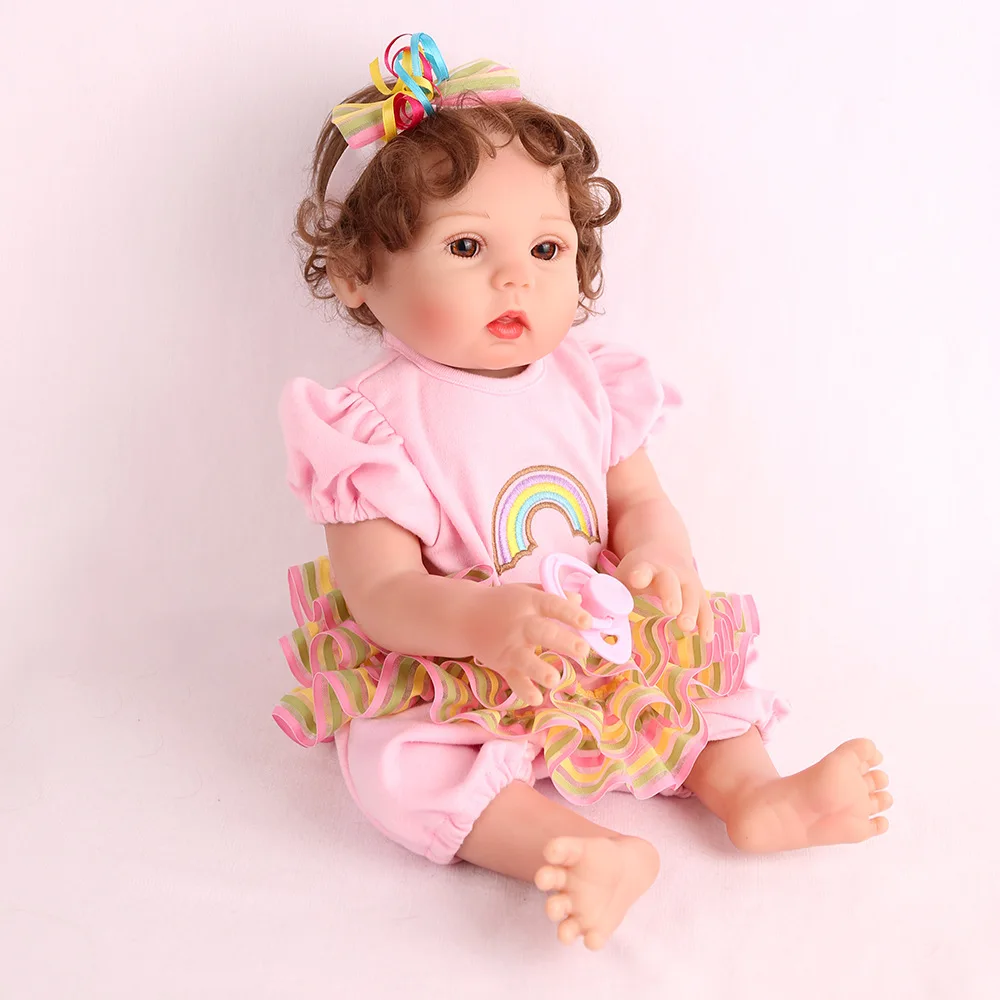 45 см Reborn Baby Dolls виниловые Силиконовые Реалистичные живые мягкие детские игрушки