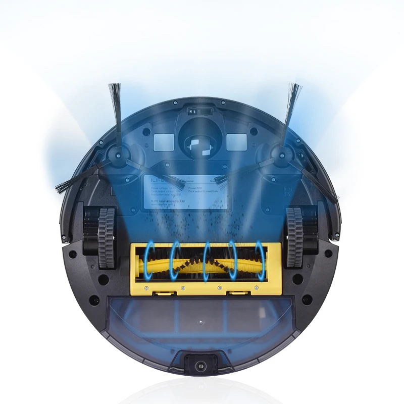 ILIFE A4s Robot Vacuum Cleaner with Anti-collision Anti-fall Auto Charge for Thin Carpet and Floor