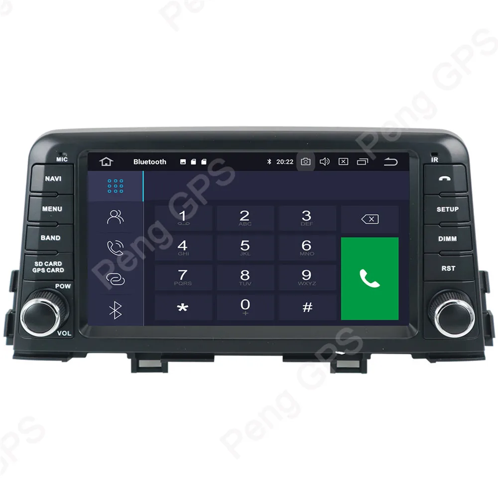Perfect 4G+32G Octa Core 2 Din DVD Player Android 9.0 Car Radio for KIA PICANTO MORNING 2017 2018 GPS Navigation Autostereo FM Hedaunit 5