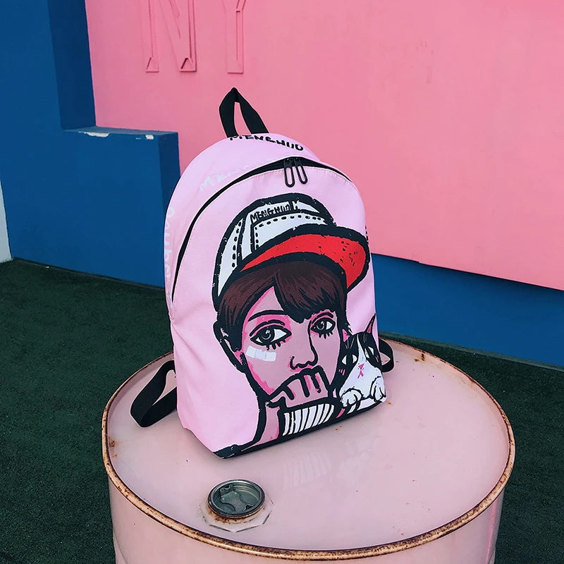 Menghuo 2018 New Fashion Women School Bag 3D Full Printing School Backpack Bag for Girls Women Backpack Men Travel Bags Mochilas (36)