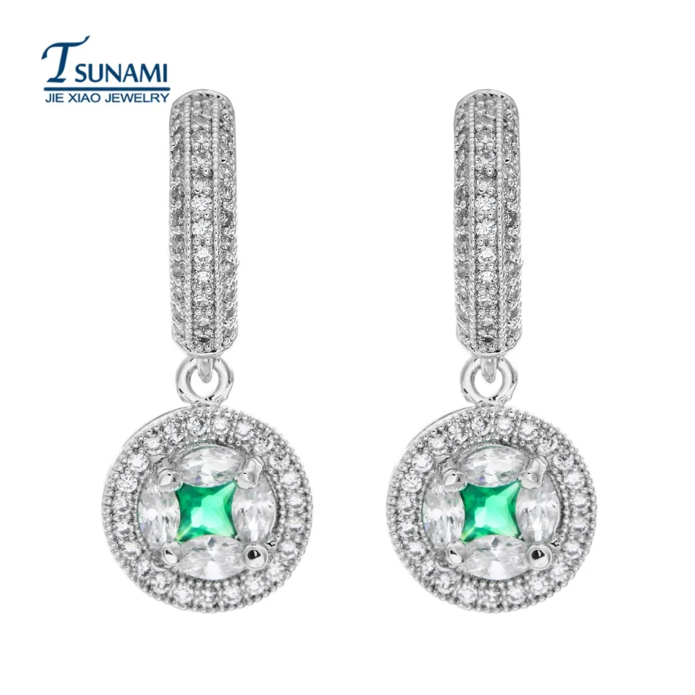 Высокое качество AAA циркон серьги для женщин Роскошные Ювелирные изделия Подарки ER-098