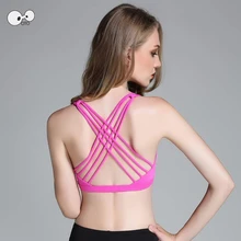 Сексуальный женский пуш-ап бандажный спортивный бюстгальтер для бега для спортивной йоги бюстгальтер дышащий быстросохнущее Нижнее белье Бюстгальтеры для фитнеса sujetador deportivo