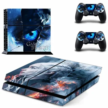 

Game of Thrones Winter is Coming PS4 Skin Sticker Decal For Sony PlayStation 4 Console and 2 Controllers PS4 Skin Sticker Vinyl