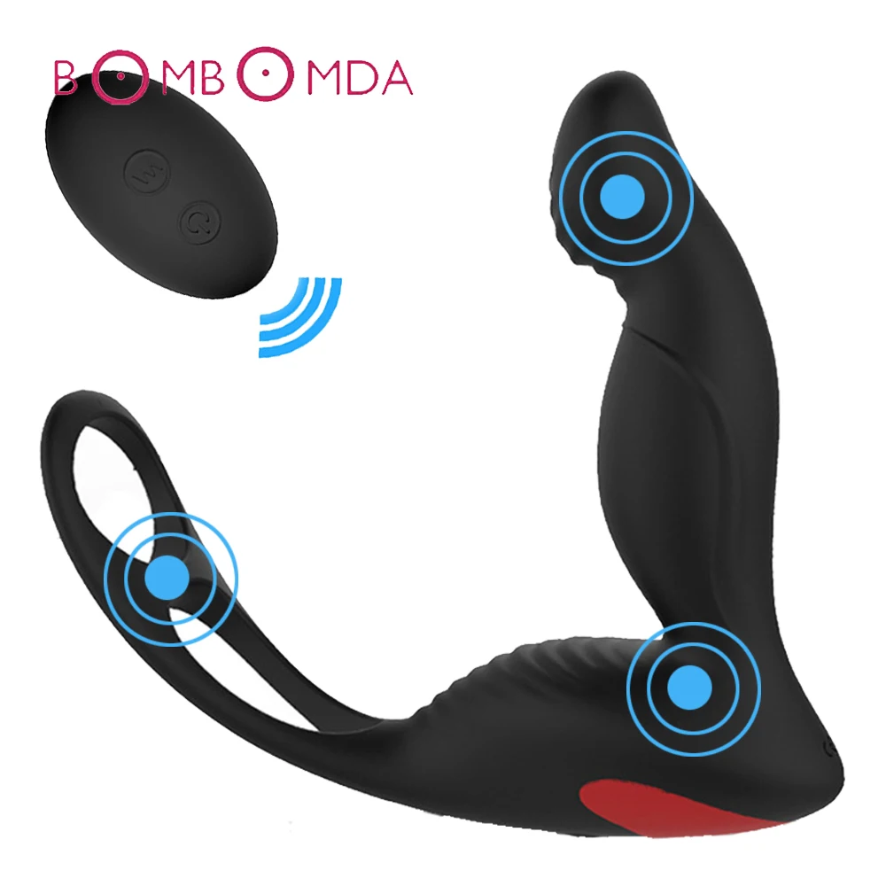 Anal Plug Vibrator Vibrating Prostate Massager For Men Sex Toy Butt G Spot Stimulator Delay Ejaculation | Красота и здоровье