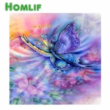 5D DIY заказной набор для картин из алмазов eigen foto Пастельная бабочка полный квадратный стежок Алмазная вышивка мозаика