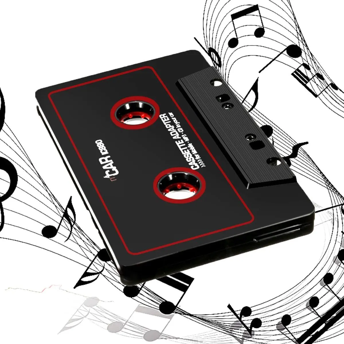 Автомобильный Кассетный адаптер MP3-плеер конвертер AUX кабель cd-плеер 3,5 мм штекер ленты касет CD плеер адаптер для iphone аудио кассеты