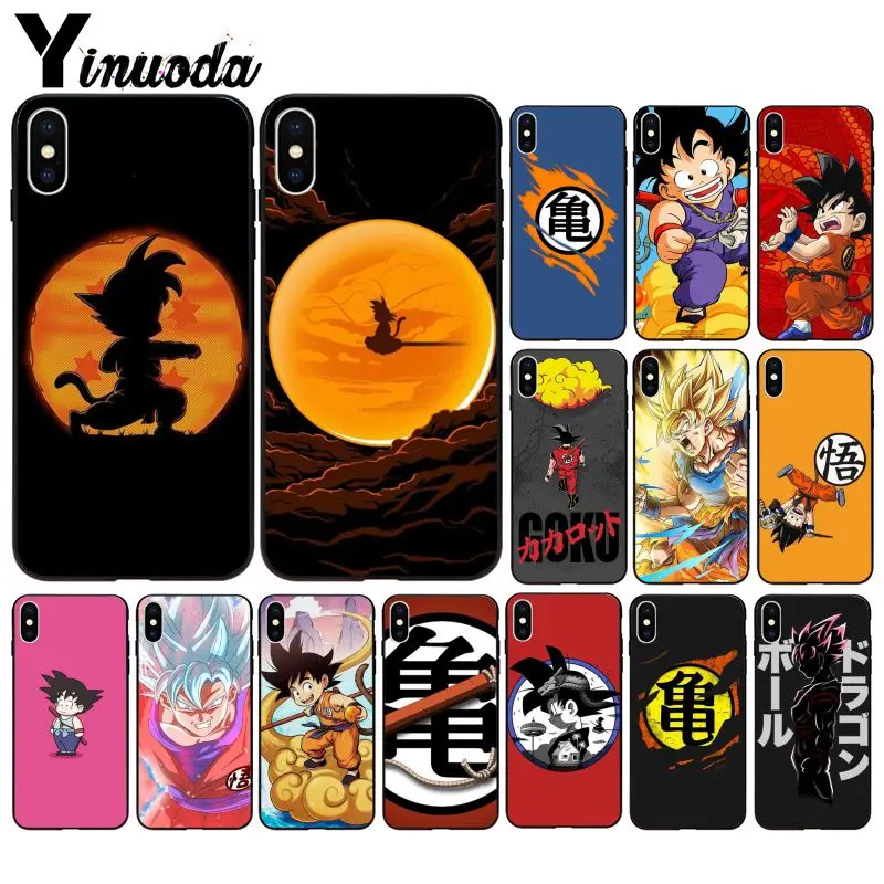 

Yinuoda Dragon Ball DIY Printing Drawing Phone Case cover Shell for Apple iPhone 8 7 6 6S Plus X XS MAX 5 5S SE XR Mobile Cover
