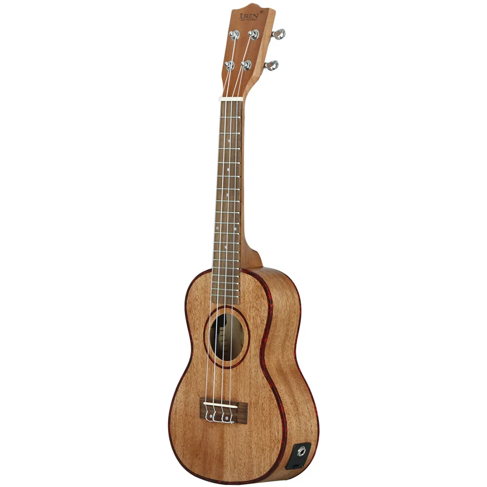 2" Гавайские гитары укулеле Ukelele Uke комплект Sapele Дерево с ЖК эквалайзером включая сумку для переноски Капо струны ремень палец maraca Ткань для очистки