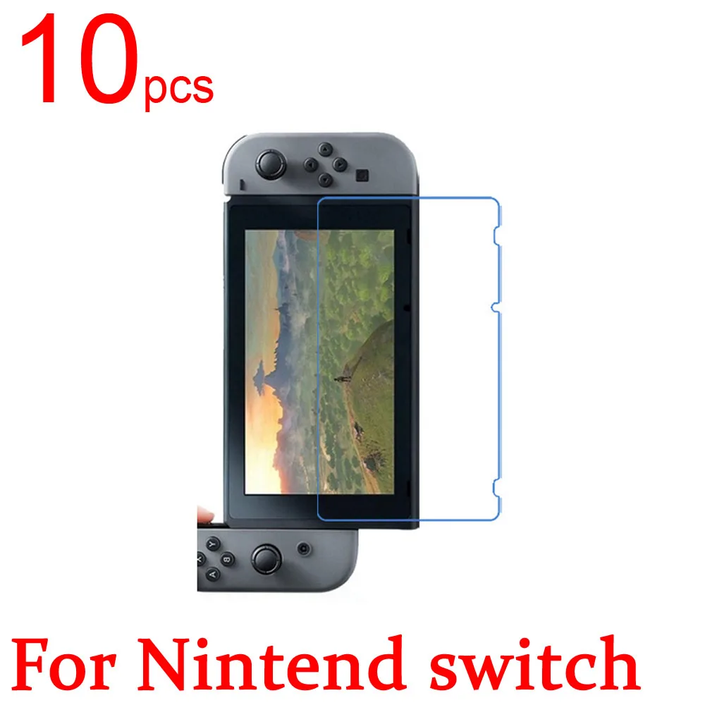 

10pcs Ultra Clear glossy/Matte/Nano anti-Explosion LCD Screen Protector Cover For nintend switch 6.2" Protective Film + cloth
