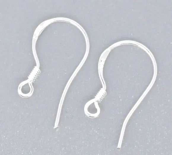 Медные сережки DoreenBeads серебристого цвета 14 мм (4/8 &quot) x 9 (3/8&quot) 8 штук хит продаж