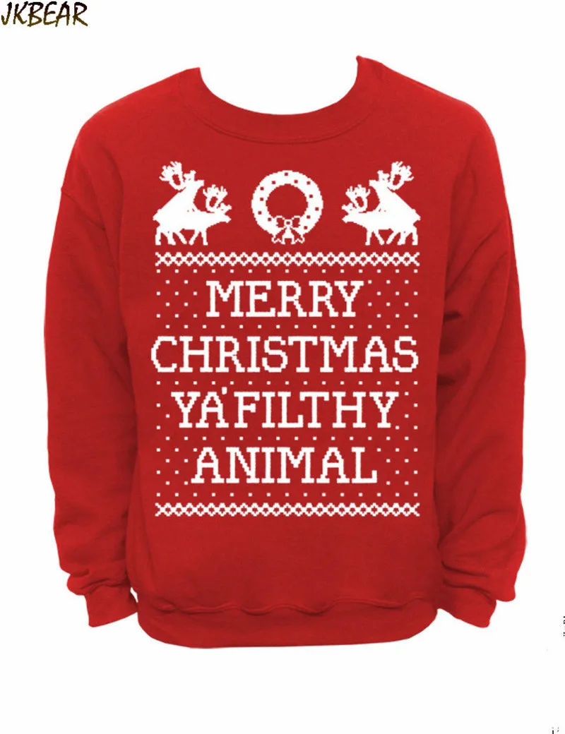 funny matching ugly christmas t shirts for couples merry christmas ya filthy animal print odd x mas tee shirt s xxl in t shirts from mens clothing - Ugly Christmas Tee Shirts funny matching ugly christmas t shirts for couples merry christmas ya filthy animal print odd x mas tee shirt s xxl in t shirts from mens clothing - Ugly Christmas Tee Shirts
