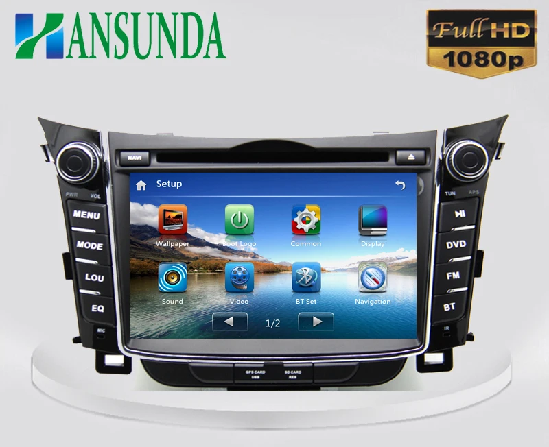 7 дюймовый автомобильный dvd плеер для HYUNDAI I30 2010 2014 с 3G Хост радио GPS навигация RDS