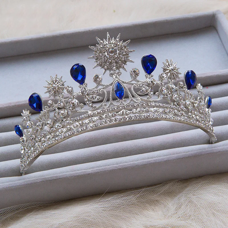 Nova flor Sparkling de cristal austriaco Tiara casamento ручная работа пратеаду фольга де кабело де нойва joias acessorios