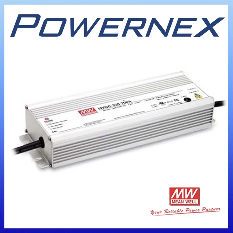 

[PowerNex] MEAN WELL original HVGC-320-700B 214 ~ 428V 700mA meanwell HVGC-320 320W Single Output LED Driver Power Supply B Type