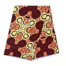 Хлопок настоящий голландский воск tissu Африка Анкара печать батик ткань высокого качества африканский швейный материал для вечернего платья 6 ярдов