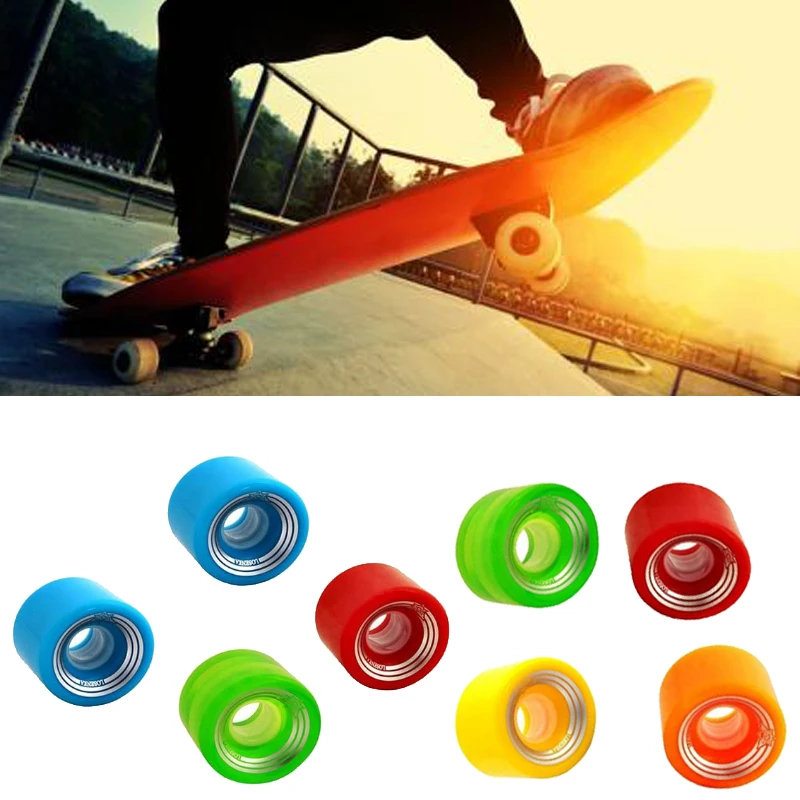 60 мм x 45 круизер Скейтборд PU колесо для Longboard Penny доска в виде банана|Светящиеся