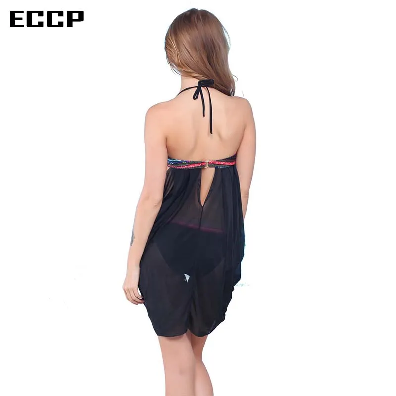 PARAKINI Large Size Swimwear Dress Big One piece Swimsuit Women With Skirt Retro Swim May Beach Female Bathing Suit Beachwear (3)