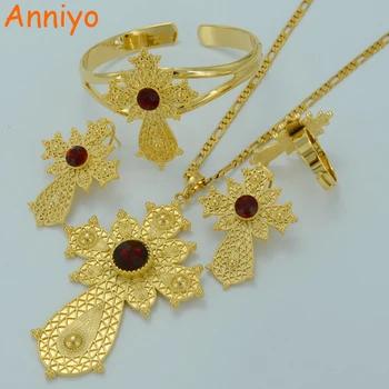 

Anniyo Habesha Wedding Set Ethiopian Gold Color Jewelry Eritrea Bridal Ethnic Style Sudan Engagement Dowry #002701X