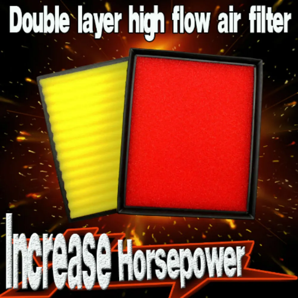 

1Pcs Double layer Car Air Filter High Flow Air Filter Auto Super Hybrid Air Filters for FORD FUSION 1.6L 2013-2014