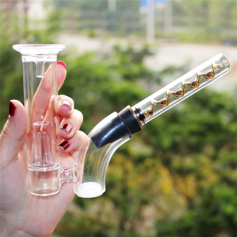 twisty glass blunt Free glass bubbler adapter Free glass mouthpiece