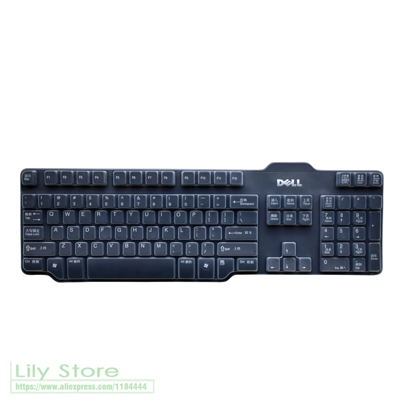 Силиконовая защитная накладка на клавиатуру для Dell SK 8115 3205 8135 L100 104 Key USB