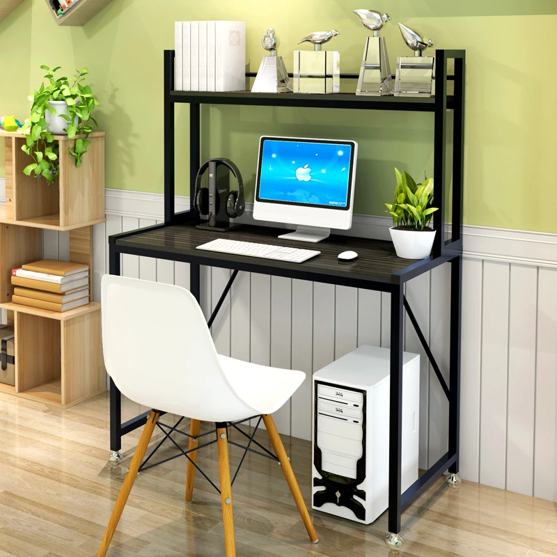 Verzamelen typist Beurs Moderne stijlvolle computer & laptop bureau met boekenplank, salontafel,  bureau, dressoir|laptop desk|writing deskbookshelf computer desk -  AliExpress