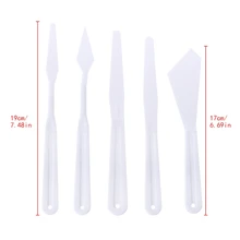 5 шт пластиковые палитры ножей набор художников масляными красками для смешивания