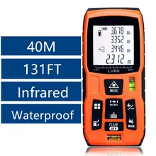 40 м цифровой лазерный дальномер handhel лазерный дальномер ленты дальномер измерить область/объем инфракрасные устройства правитель Тесты инструмент