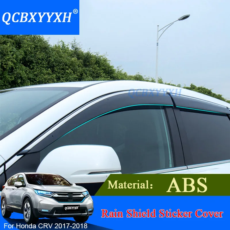 Автомобильный Стайлинг навесы 4 шт./лот оконные козырьки для Honda CRV CR-V 5th солнцезащитный экран оконная отделка наклейки крышки