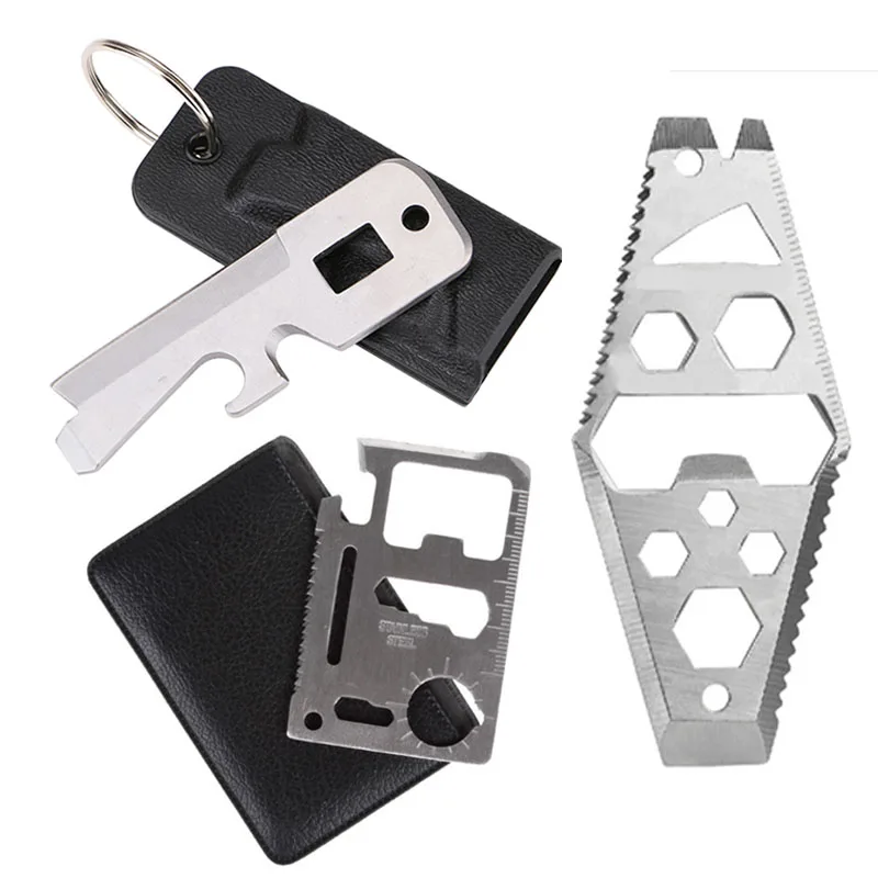 

Multifunction Credit Card Beer Bottle Opener Stainless Steel Bottle Opener Outdoor Camping Survival knife Kitchen Tool Accessory