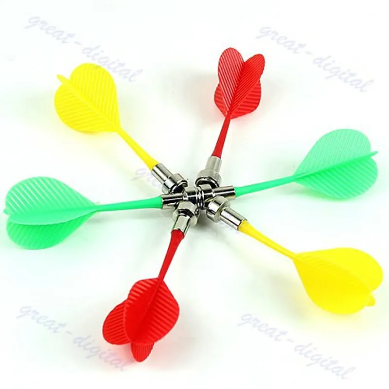10pcs/lot New Bullseye Target Game Plastic Flat Tips Darts
