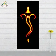 дешево! Wall Art HD Отпечатки На Холсте Живопись Модульная Картина И Плакат Живопись на Холсте Лорд Ганеша